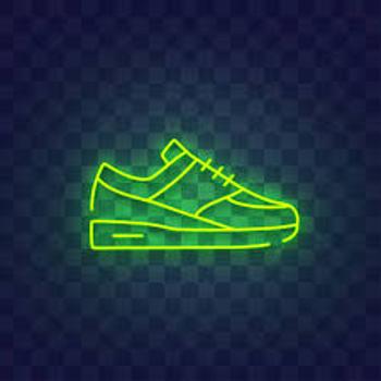 neon shoes