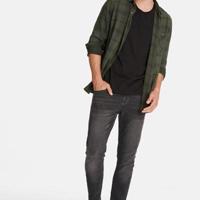 Mavi Goýy çal Skinny Pagta-Elastan Erkek Jinsi