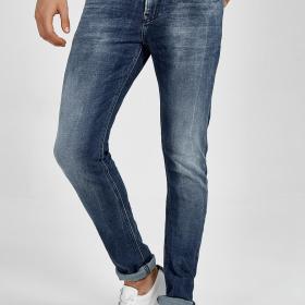 Ltb Gök Skinny Pagta-Polýester Erkek Jinsi