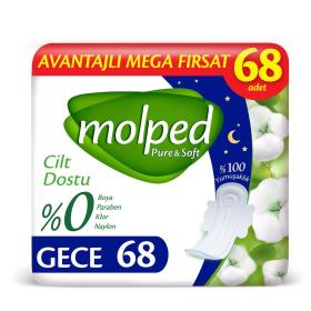Molped 68 шт Гигиеническая прокладка