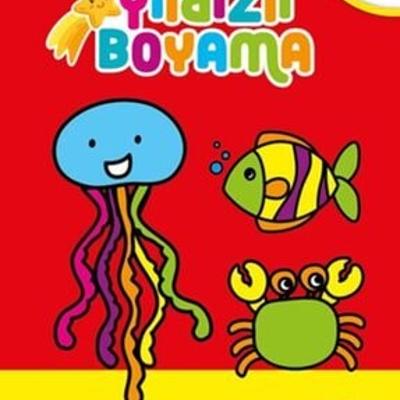 Beyaz Balina Yayınları "Yıldızlı Boyama Kalın Çizgili Kolay Boyama"