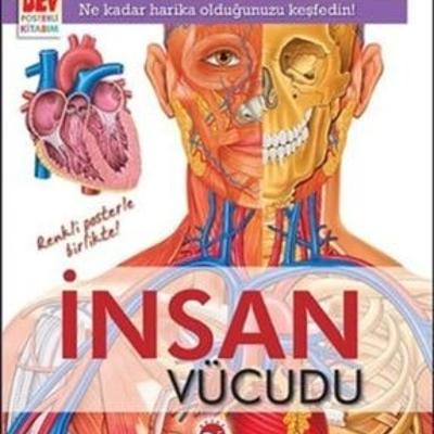 Beyaz Balina Yayınları "Dev Posterli Kitabım Insan Vücudu"