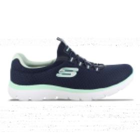 Skechers женские Черно-синие Кроссовки