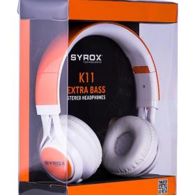 Syrox оранжевые наушники