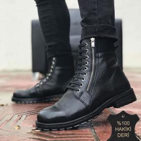 TEET чёрные мужские ботинки