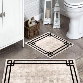 Thalia Home бежевый коврик для ванны и туалета
