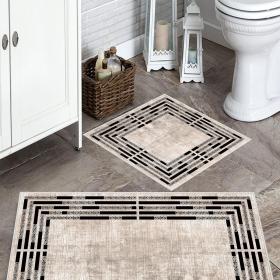 Thalia Home бежевый коврик для ванны и туалета