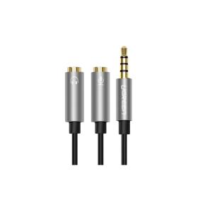 ADAPTER FOR HEADSET UGREEN AV141 2xAUX IN TO 1xAUX OUT (Jack 3.5x2 to 1xJack 3.5) FOR PC [30619]