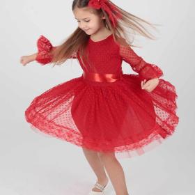 Ahenk Kids gyzyl gyz çaga köýnek