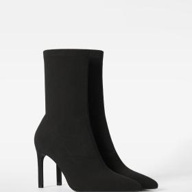 Bershka чёрные женские ботинки