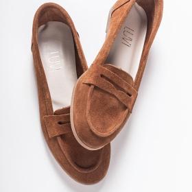luvishoes коричневые женские балетки