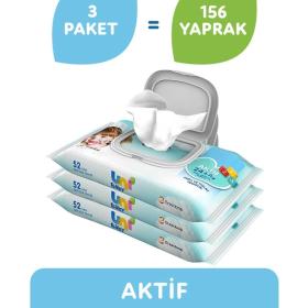 Uni Baby Влажные салфетки 3 шт