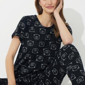 Siyah İnci gara zenan pijama toplumy