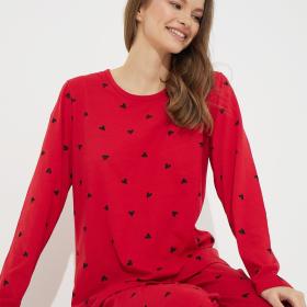Siyah İnci gyzyl zenan pijama toplumy.