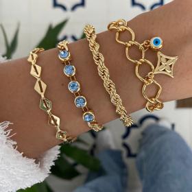 MagicStone золотистый женский браслет