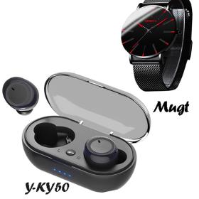 Y-KY50 bluetooth nauşnik + Geneva sagat