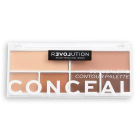 Палетка консилеров - Revolution Concealer & Contour Palette MEDIUM