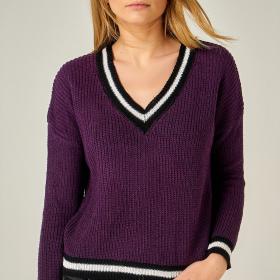 AQE FASHION фиолетовый женский свитер
