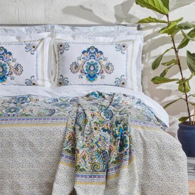 Karaca Home gök iki adamlyk ýorgan + ýassyk