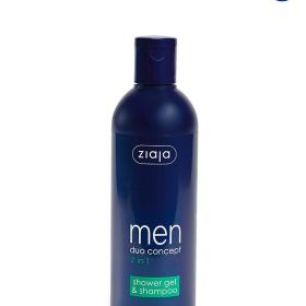 Ziaja men Erkekler üçin 2&1 duş geli we şampun 300 ml