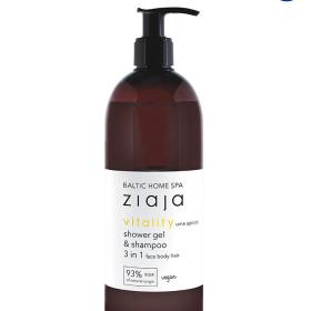 Ziaja Baltic home spa vitality 3&1 şampun we duş geli 500 ml