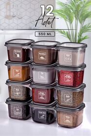 Kitchen Life Набор из 12 баночек для специй
