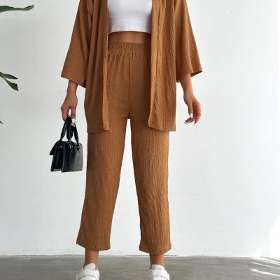 alenmoda goňur zenan komplekt geýim