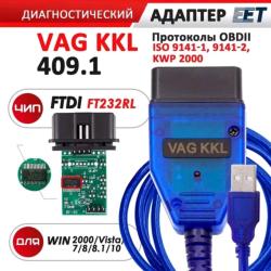 VAG COM KKL 409.1 Diagnostika