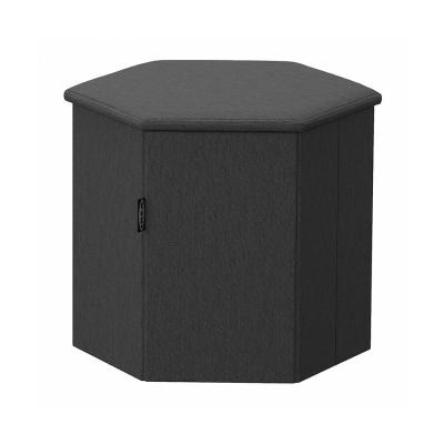 Pouf oturgyç IKEA KJUGE saklaýan ýer bilen Knisa goýy çal