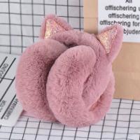 Последовательный кошачий ухо [Earmuffs] Кожаный розовый