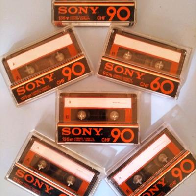 аудиокассеты SONY, RAKS 60-90 мин