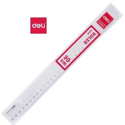 Deli ruler 30cm plastic No.E6230.