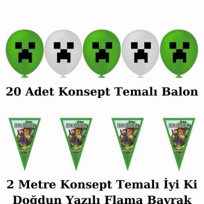 Minecraft baýramçylyk aksessuary