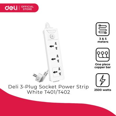 Power strip T401 deli 3m 2500w
