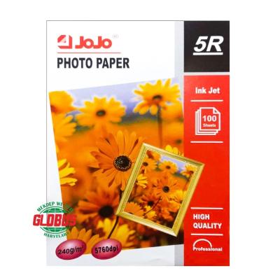 Jojo 5R Фотобумага 240гр двухсторонная глянец 100шт