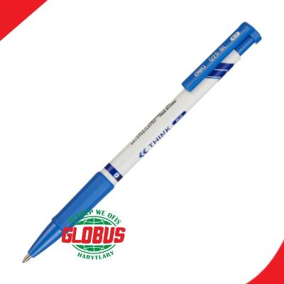 Deli Ручка шариковая синяя Q25-Bl