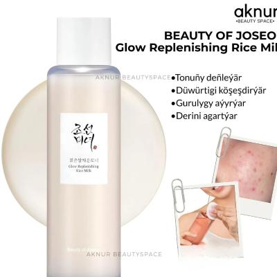 Beauty Of Joseon Glow Replenishing Rice Milk tonuňy deňňleýär düwürtügi köşeşdirýär derini agartýar 150 ml
