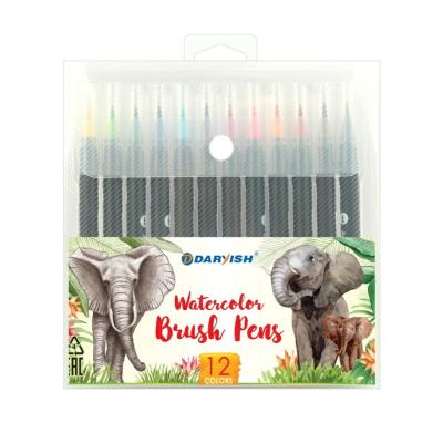 Watercolor brush pens DV-13148-12