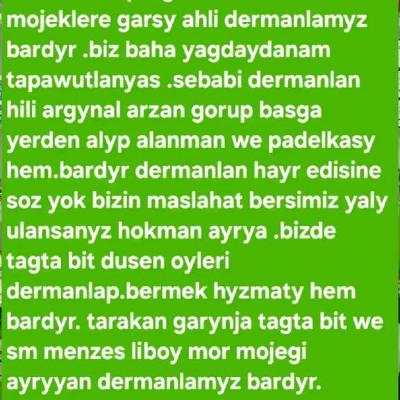 Tagta bit derman argynal