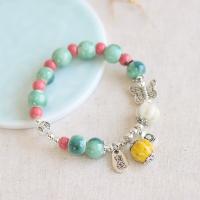 Модель изумрудного розового бусина