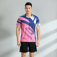 7506A Pink Blue+K3 Черные брюки набор