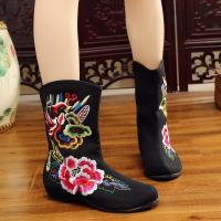 Gun Black Xiacai Black Single Boots