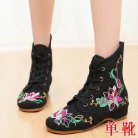 Lotus Black Single Boots