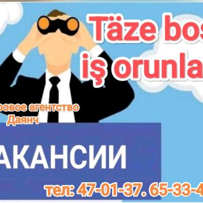 IŞ WE IŞGÄR HYZMATY. Вакансии