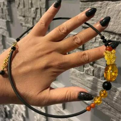 Чокер Янтарь