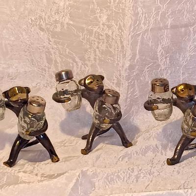 ВИНТАЖ.ОБЕЗЬЯНКИ-СОЛЬНИЦЫ.СССР.