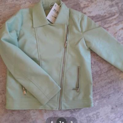 Детская кож куртка,Россия