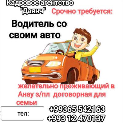 Водитель со своим авто