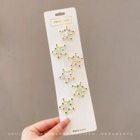 17#Wave Dot Beige Pentagram 6 штук