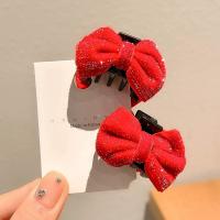 1 пара бархатных бантов [встретить красивые украшения]